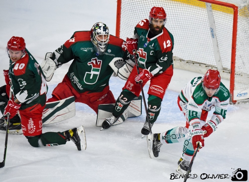 Photo hockey Ligue Magnus - Ligue Magnus : 31ème journée : Cergy-Pontoise vs Anglet - Des sueurs froides et trois points pour les Jokers