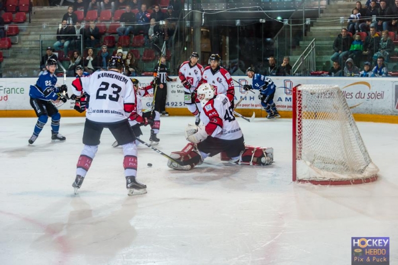Photo hockey Ligue Magnus - Ligue Magnus : 31me journe : Gap  vs Amiens  - Lerg seul face  Amiens