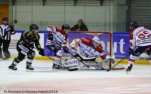Photo hockey Ligue Magnus - Ligue Magnus : 31me journe : Rouen vs Angers  - Rouen dans le dur