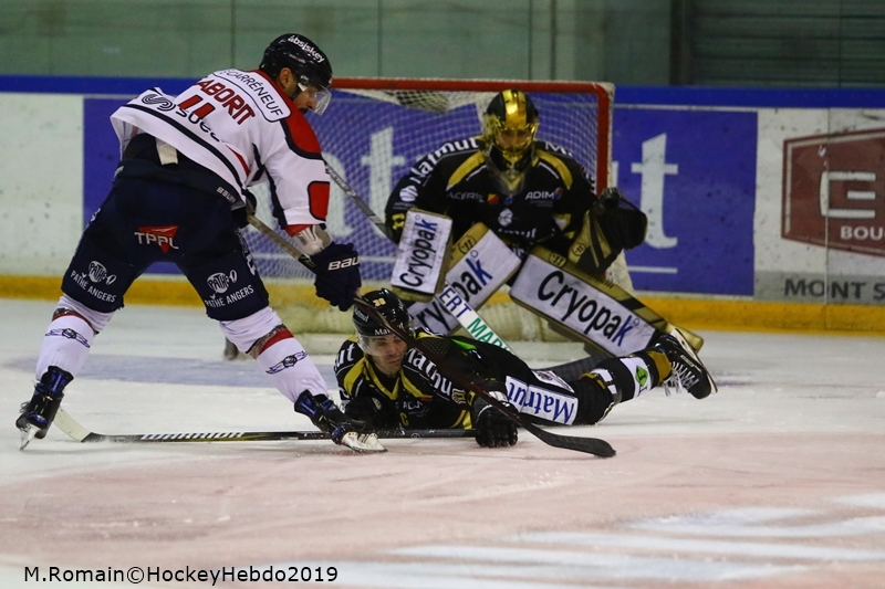 Photo hockey Ligue Magnus - Ligue Magnus : 31me journe : Rouen vs Angers  - Rouen dans le dur