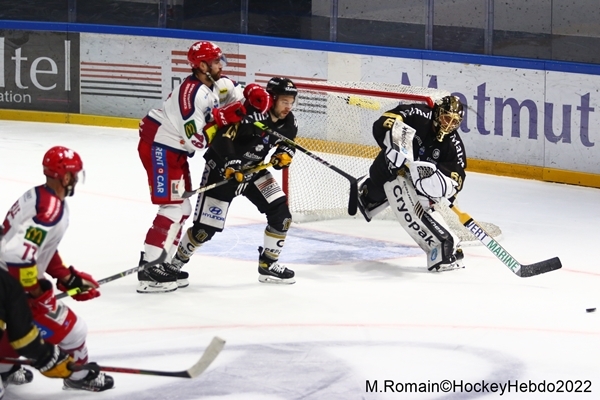 Photo hockey Ligue Magnus - Ligue Magnus : 32ème journée : Rouen vs Grenoble  - LM : Grenoble sur la fin