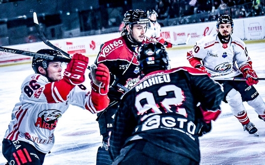 Photo hockey Ligue Magnus - Ligue Magnus : 33me journe : Bordeaux vs Nice - Les Boxers retrouvent le chemin de la victoire... avec classe !