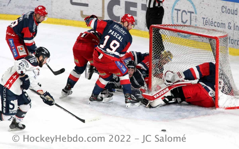 Photo hockey Ligue Magnus - Ligue Magnus : 33me journe : Grenoble  vs Angers  - Enorme combat de hockey mais pas que!