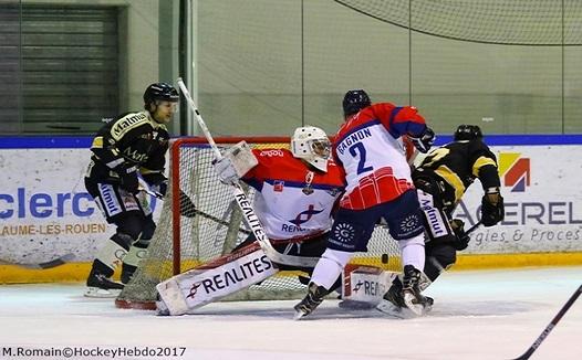 Photo hockey Ligue Magnus - Ligue Magnus : 34me journe : Rouen vs Angers  - LM : Rouen taille patron