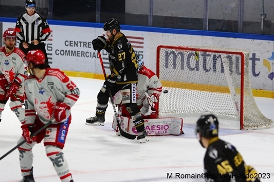 Photo hockey Ligue Magnus - Ligue Magnus : 34me journe : Rouen vs Grenoble  - LM : Rouen en taille patron