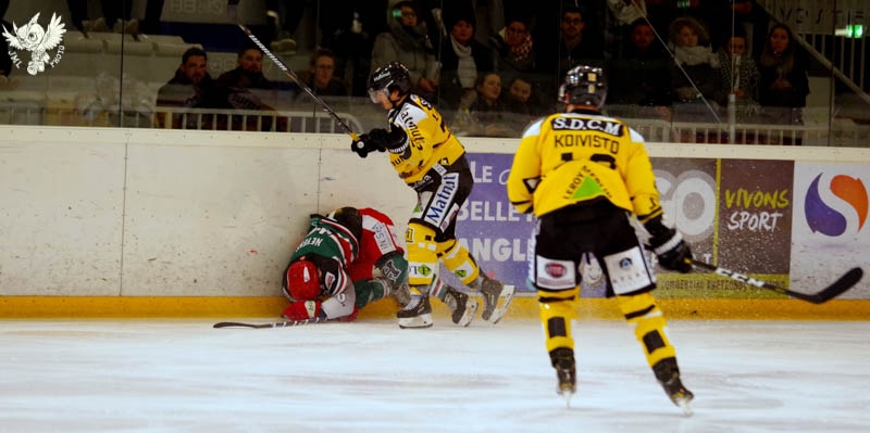 Photo hockey Ligue Magnus - Ligue Magnus : 35me journe : Anglet vs Rouen - Les Dragons videmment