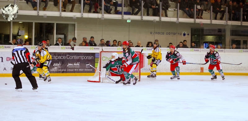 Photo hockey Ligue Magnus - Ligue Magnus : 35me journe : Anglet vs Rouen - Les Dragons videmment