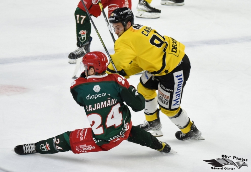 Photo hockey Ligue Magnus - Ligue Magnus : 35me journe : Cergy-Pontoise vs Rouen - Les Dragons coiffent les jokers sur le fil
