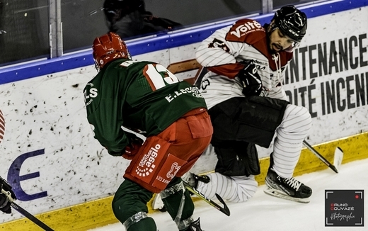 Photo hockey Ligue Magnus - Ligue Magnus : 36me journe : Cergy-Pontoise vs Bordeaux - Crocs serrs faces aux Jokers, les Boxers ne lchent pas leur 4me place