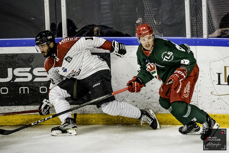 Photo hockey Ligue Magnus - Ligue Magnus : 36me journe : Cergy-Pontoise vs Bordeaux - Crocs serrs faces aux Jokers, les Boxers ne lchent pas leur 4me place