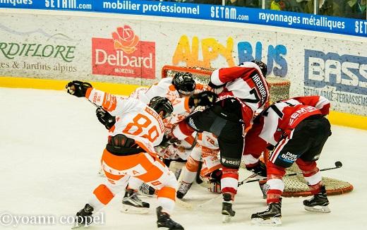 Photo hockey Ligue Magnus - Ligue Magnus : 36me journe : Chamonix / Morzine vs Epinal  - LM : Renversants Pionniers !