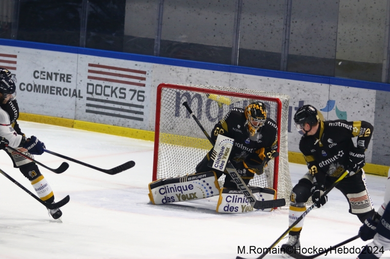 Photo hockey Ligue Magnus - Ligue Magnus : 36me journe : Rouen vs Angers  - LM : Les ducs simposent en terre normande.