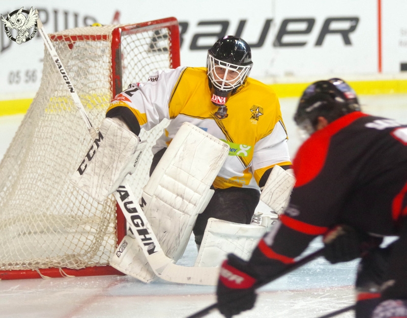 Photo hockey Ligue Magnus - Ligue Magnus : 38me journe : Bordeaux vs Strasbourg  - Sa majest Spencer frappa trois fois !