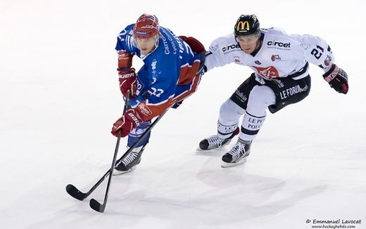 Photo hockey Ligue Magnus - Ligue Magnus : 38me journe : Lyon vs Amiens  - LM : Lyon rebondit contre les Gothiques