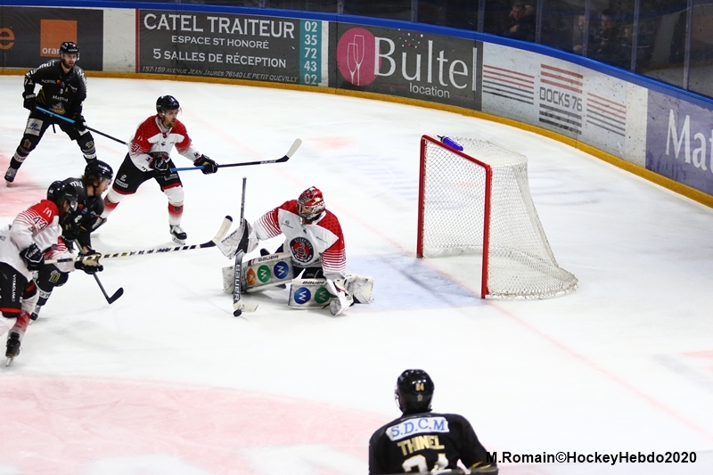 Photo hockey Ligue Magnus - Ligue Magnus : 38me journe : Rouen vs Mulhouse - Rouen engrange de la confiance