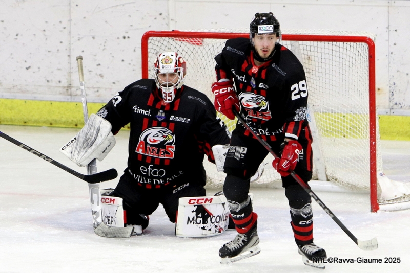 Photo hockey Ligue Magnus - Ligue Magnus : 39me journe : Nice vs Chamonix  - Une victoire prcieuse pour les Aigles
