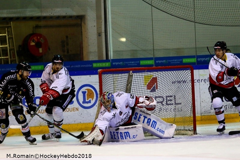 Photo hockey Ligue Magnus - Ligue Magnus : 39me journe : Rouen vs Nice - LM : Une leon bien retenue