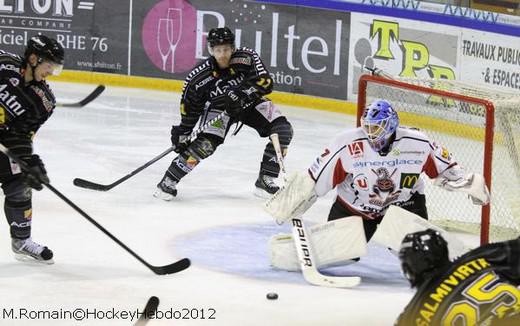 Photo hockey Ligue Magnus - Ligue Magnus : 3me journe  : Rouen vs Mulhouse - Premire victoire logique