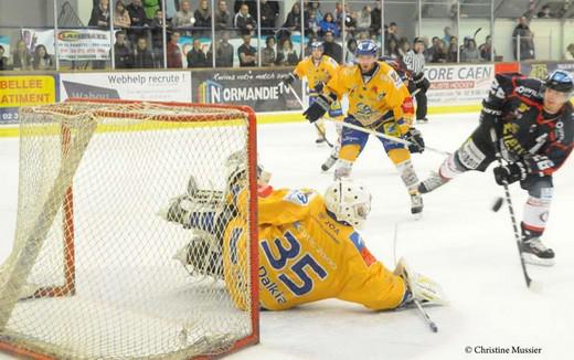 Photo hockey Ligue Magnus - Ligue Magnus : 3me journe : Caen  vs Dijon  - Nouvelle victoire des Drakkars  domicile