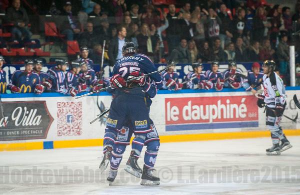 Photo hockey Ligue Magnus - Ligue Magnus : 3me journe : Grenoble  vs Amiens  - Un deuxime tiers de folie