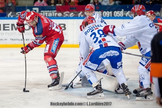 Photo hockey Ligue Magnus - Ligue Magnus : 3me journe : Grenoble  vs Lyon - Grenoble en mode attaque