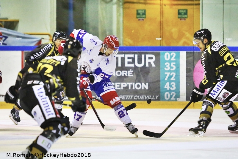 Photo hockey Ligue Magnus - Ligue Magnus : 3me journe : Rouen vs Lyon - Un match trs verrouill