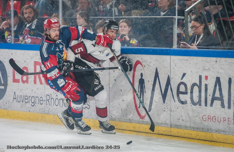 Photo hockey Ligue Magnus - Ligue Magnus : 40me journe : Grenoble  vs Bordeaux - Grenoble asphyxie Bordeaux en 5 minutes