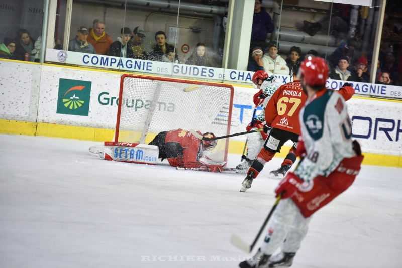 Photo hockey Ligue Magnus - Ligue Magnus : 42me journe : Chamonix  vs Cergy-Pontoise - Dfaite crve-cur des Pionniers