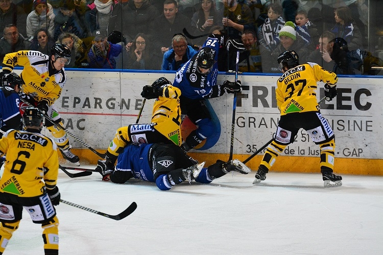 Photo hockey Ligue Magnus - Ligue Magnus : 42me journe : Gap  vs Rouen - Les matres du jeu 