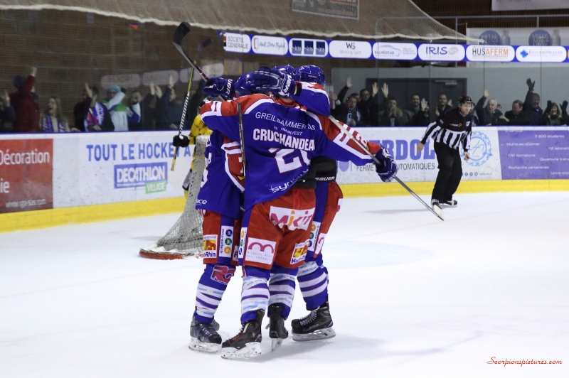 Photo hockey Ligue Magnus - Ligue Magnus : 42me journe : Mulhouse vs Rouen - Des Dragons piqus au vif 