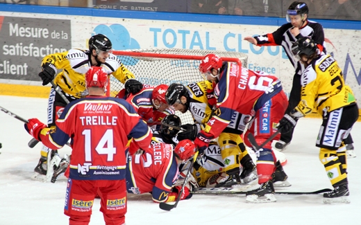 Photo hockey Ligue Magnus - Ligue Magnus : 44me journe : Grenoble  vs Rouen - Grenoble - Rouen: toutes les incertitudes sont encore permises