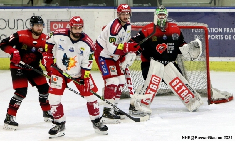 Photo hockey Ligue Magnus - Ligue Magnus : 44me journe : Nice vs Grenoble  - Quand laigle sattaque aux loups
