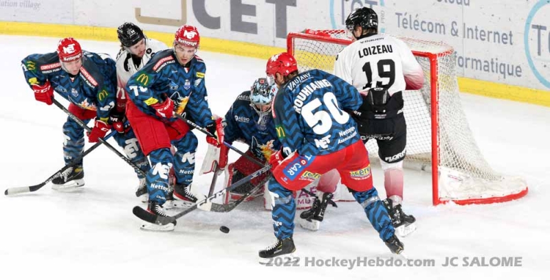 Photo hockey Ligue Magnus - Ligue Magnus : 4me journe  : Grenoble  vs Mulhouse - Grenoble sextirpe du pige des Scorpions.