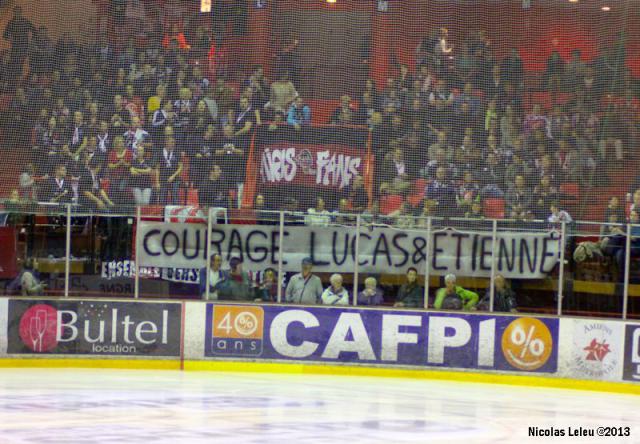 Photo hockey Ligue Magnus - Ligue Magnus : 4me journe : Amiens  vs Epinal  - Amiens joue  se faire peur