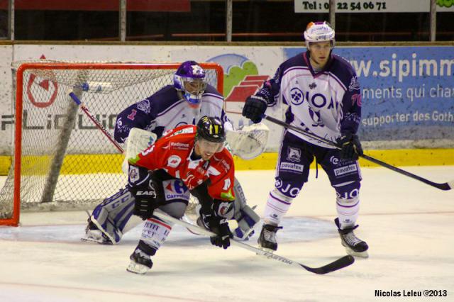 Photo hockey Ligue Magnus - Ligue Magnus : 4me journe : Amiens  vs Epinal  - Amiens joue  se faire peur