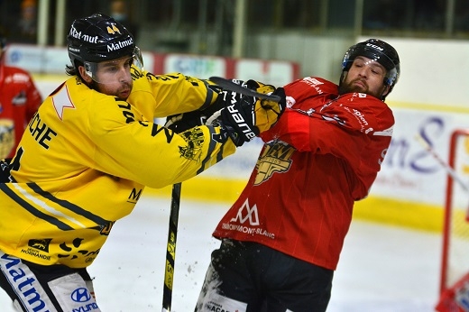 Photo hockey Ligue Magnus - Ligue Magnus : 4me journe : Chamonix  vs Rouen - Un dnouement longtemps indcis !