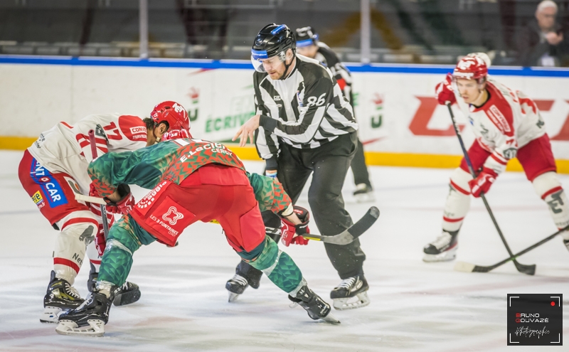 Photo hockey Ligue Magnus - Ligue Magnus : 5me journe  : Cergy-Pontoise vs Grenoble  - Grenoble enchane  Cergy