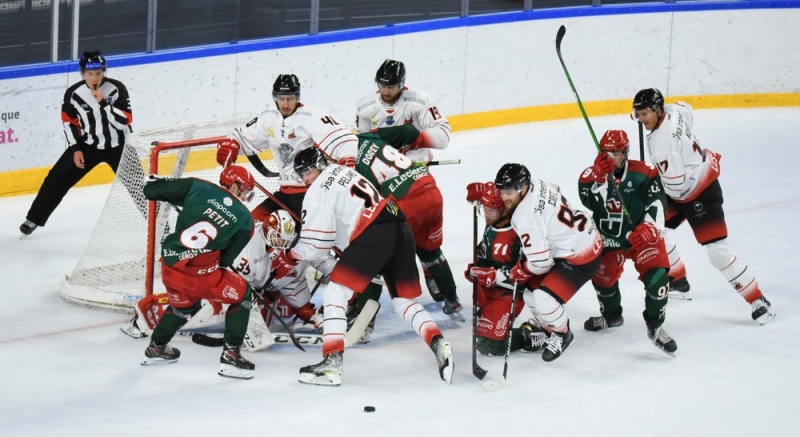 Photo hockey Ligue Magnus - Ligue Magnus : 5me journe : Cergy-Pontoise vs Nice - Les Aigles surprennent les Jokers