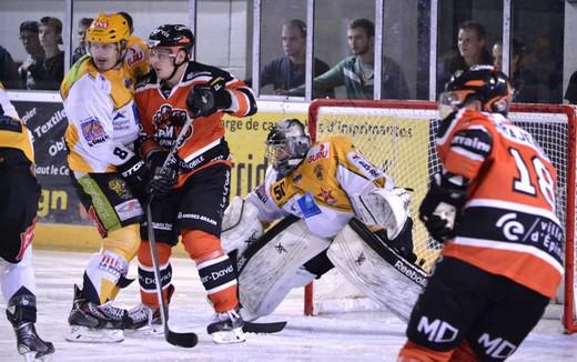 Photo hockey Ligue Magnus - Ligue Magnus : 5me journe : Epinal  vs Strasbourg  - Un immense lan collectif !