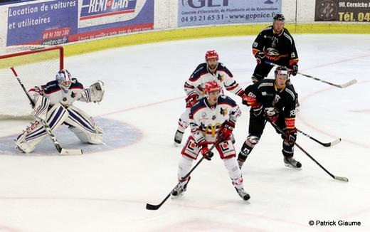 Photo hockey Ligue Magnus - Ligue Magnus : 5me journe : Nice vs Grenoble  - Les Brleurs de Loups d