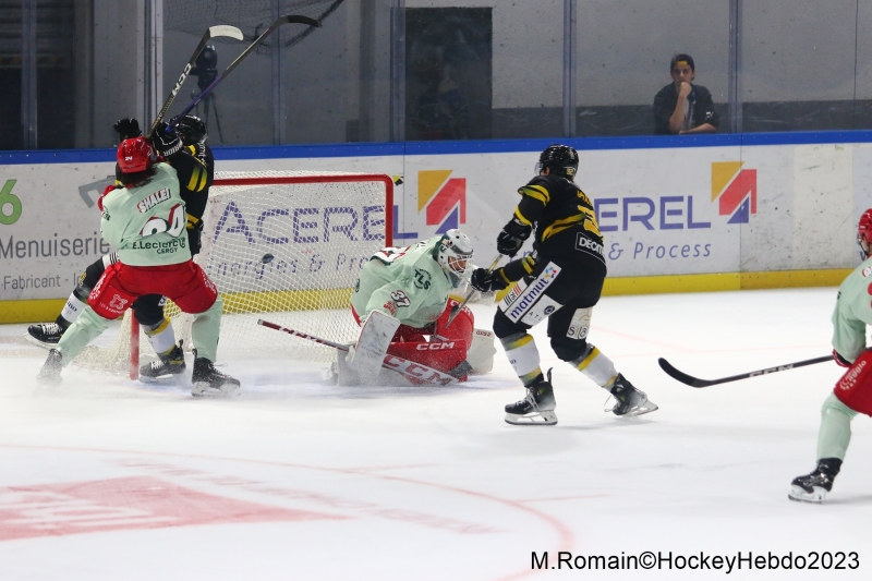 Photo hockey Ligue Magnus - Ligue Magnus : 5ème journée : Rouen vs Cergy-Pontoise - Les dragons en maître.