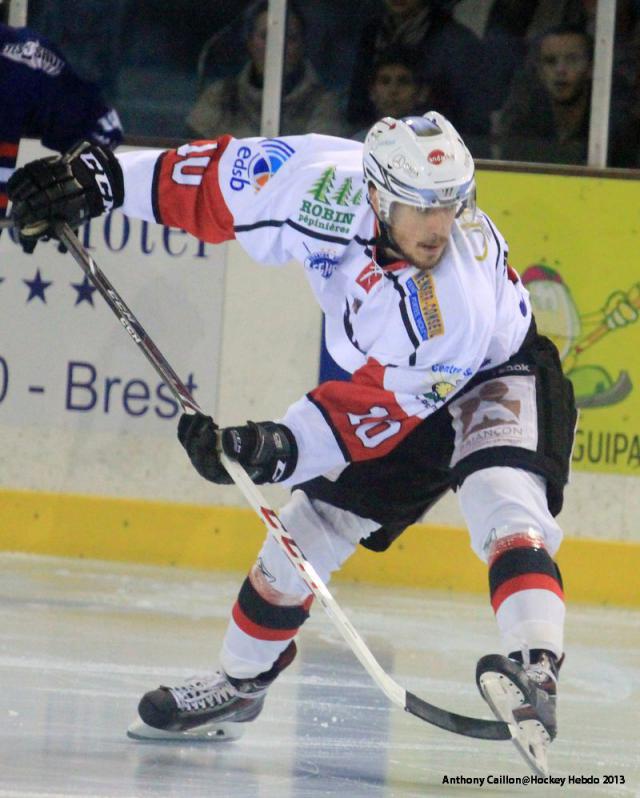 Photo hockey Ligue Magnus - Ligue Magnus : 6me journe : Brest  vs Brianon  - Rencontre tumultueuse au Rinkla Stadium !