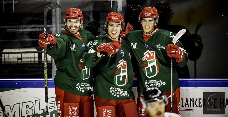 Photo hockey Ligue Magnus - Ligue Magnus : 6me journe : Cergy-Pontoise vs Nice - Victoire avec les tripes pour Cergy