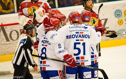 Photo hockey Ligue Magnus - Ligue Magnus : 6me journe : Chamonix / Morzine vs Lyon - Souffrance