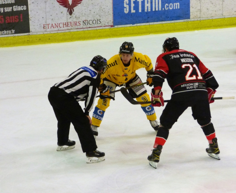 Photo hockey Ligue Magnus - Ligue Magnus : 6me journe : Nice vs Rouen - LM : Rouen simpose au finish