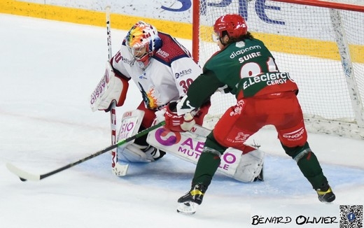 Photo hockey Ligue Magnus - Ligue Magnus : 7me journe : Cergy-Pontoise vs Grenoble  - Grenoble enchane  Cergy