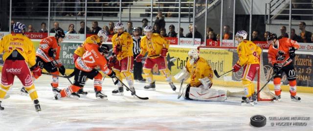 Photo hockey Ligue Magnus - Ligue Magnus : 7me journe : Epinal  vs Dijon  - Les citrouilles font fuir les fantmes