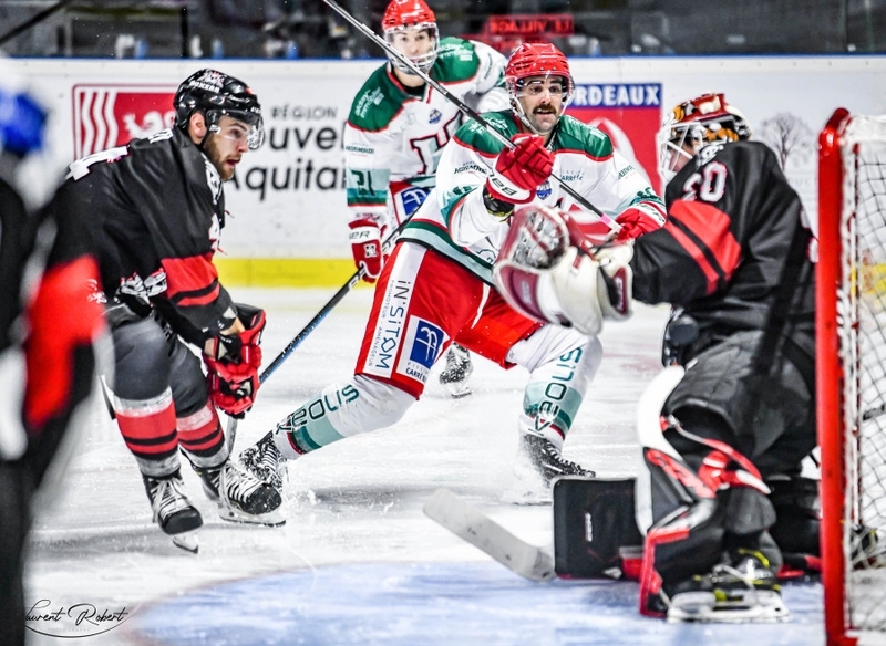 Photo hockey Ligue Magnus - Ligue Magnus : 8me journe  : Bordeaux vs Anglet - Leon offensive bordelaise !