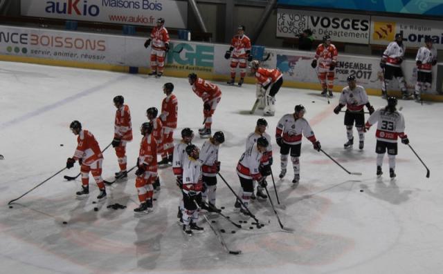 Photo hockey Ligue Magnus - Ligue Magnus : 8me journe : Epinal  vs Nice - Epinal plane au-dessus des Aigles