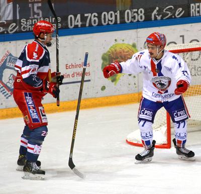 Photo hockey Ligue Magnus - Ligue Magnus : 8me journe : Grenoble  vs Lyon - Derby Rhne-Alpin Acte 1 pour Grenoble